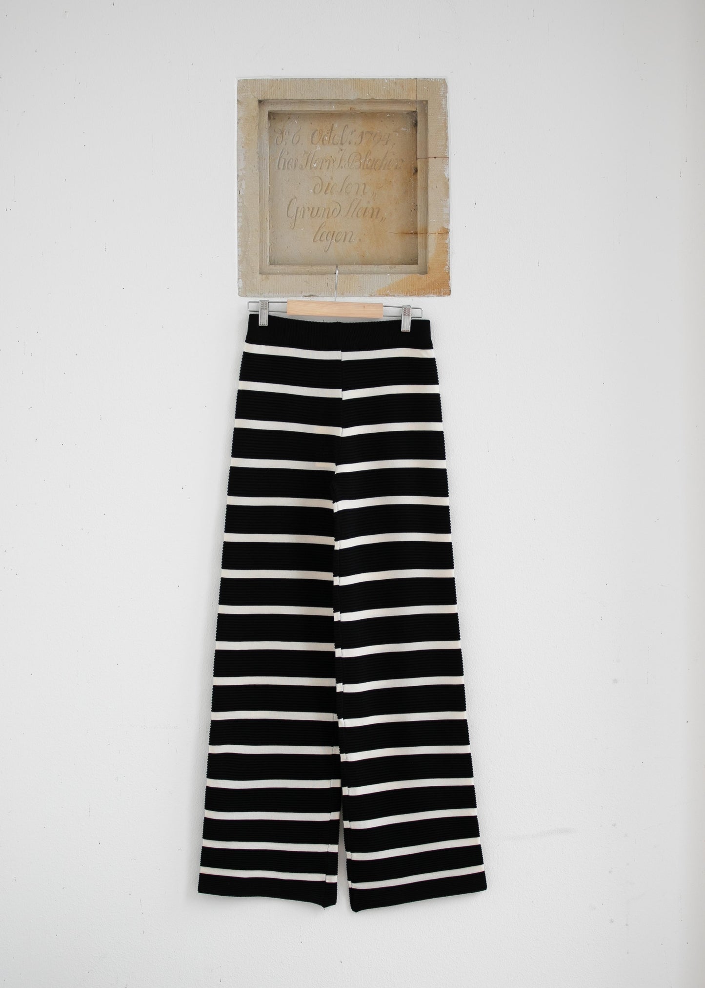 Ribbed Hose schwarz