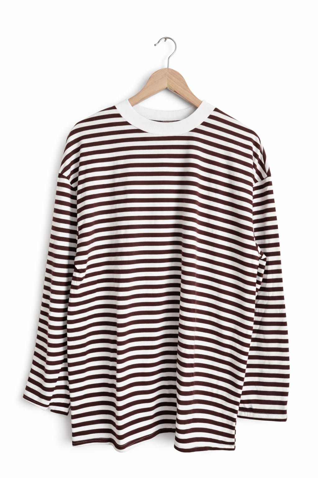 Gestreiftes Longsleeve Braun