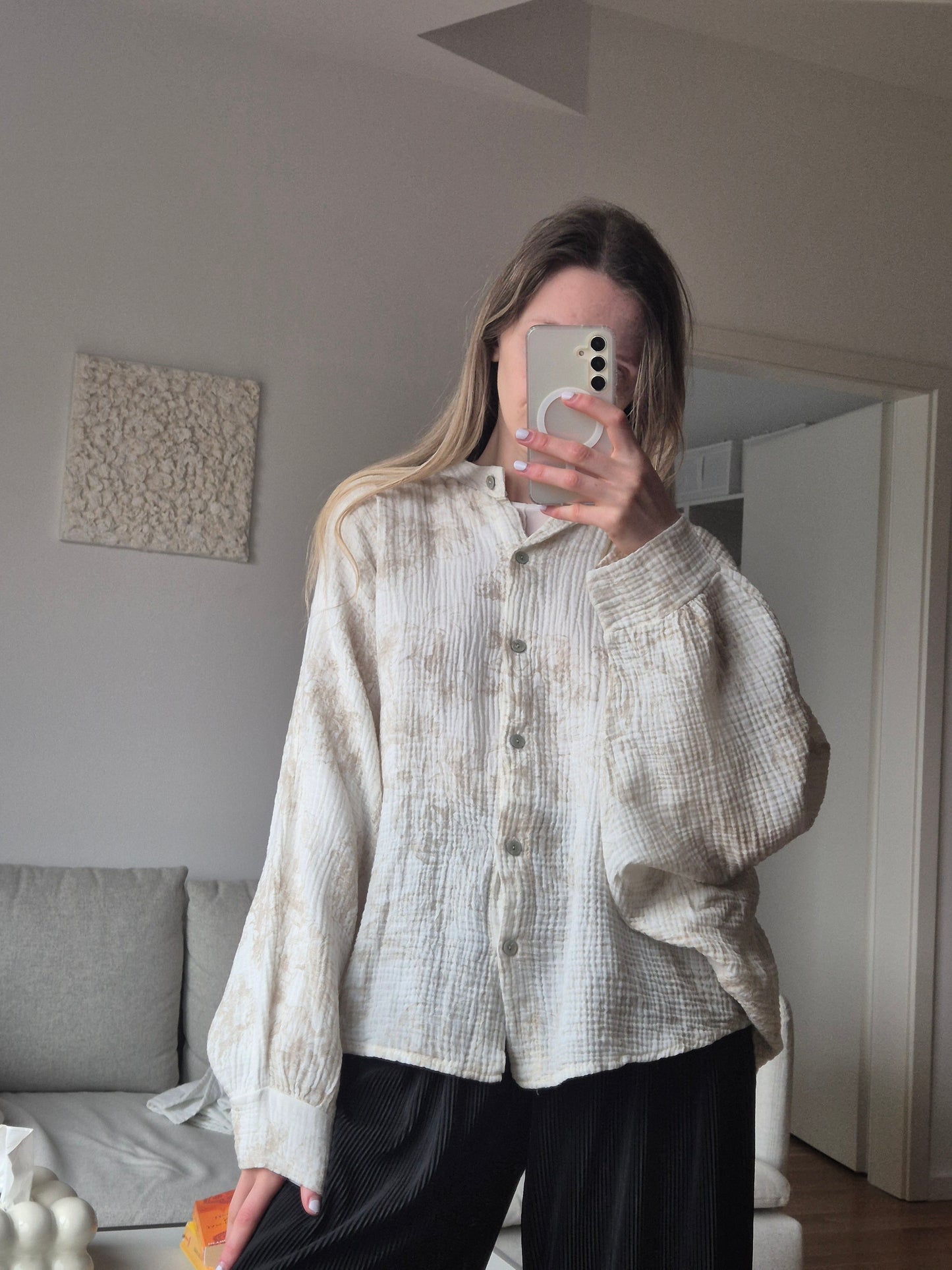 Musselinbluse