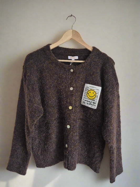 Bouclè Cardigan Coffee