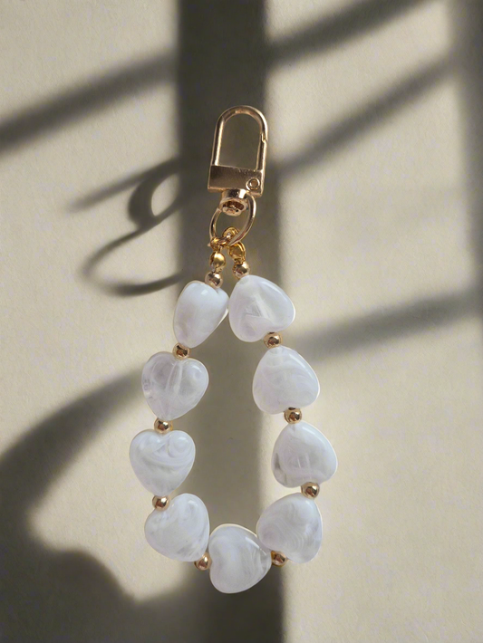 Schlüsselanhänger White Heart