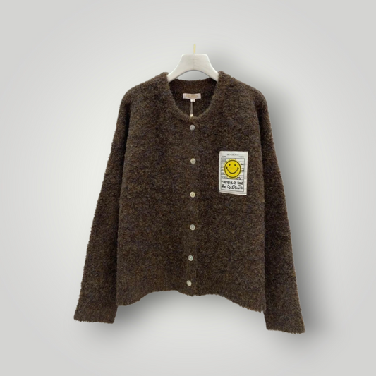 Bouclè Cardigan Coffee