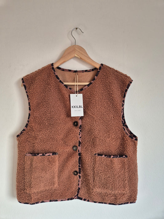 Teddyfellweste Brown