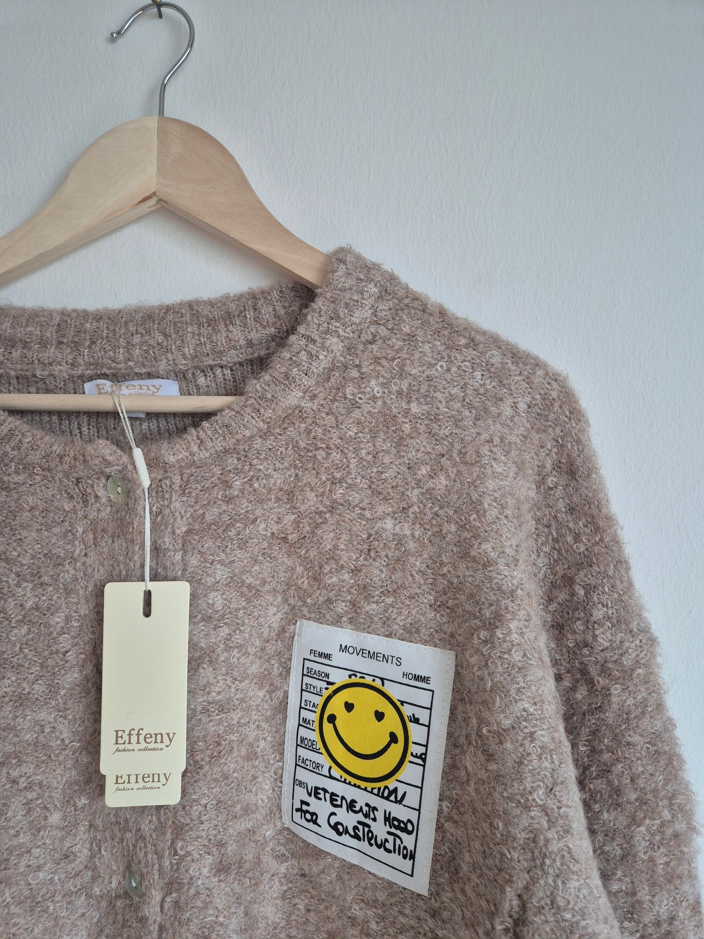 Bouclè Cardigan Toffee