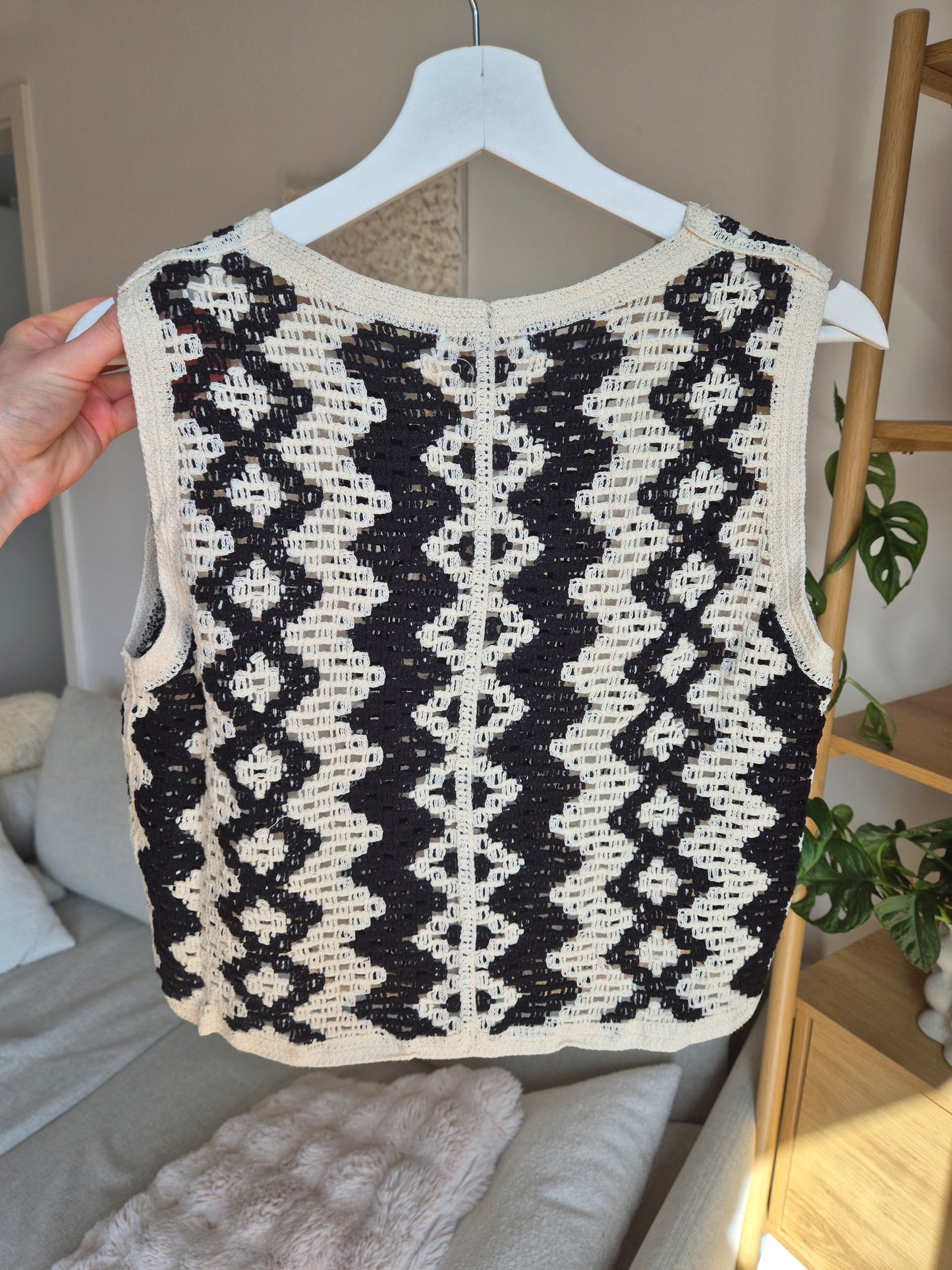 Sommer Weste Ribbed