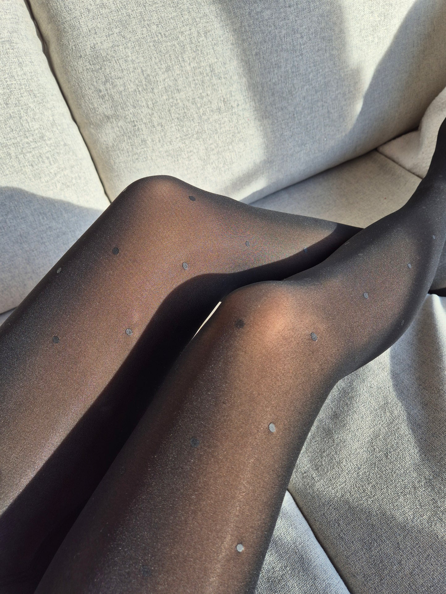 Thermostumpfhose Dots