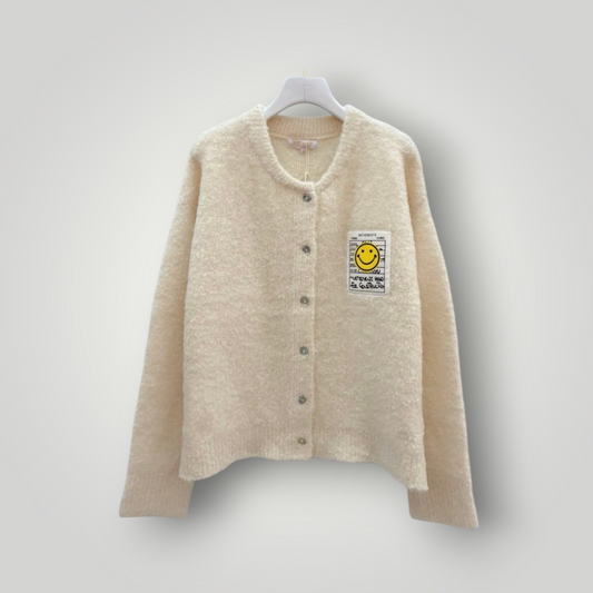 Bouclè Cardigan Creme