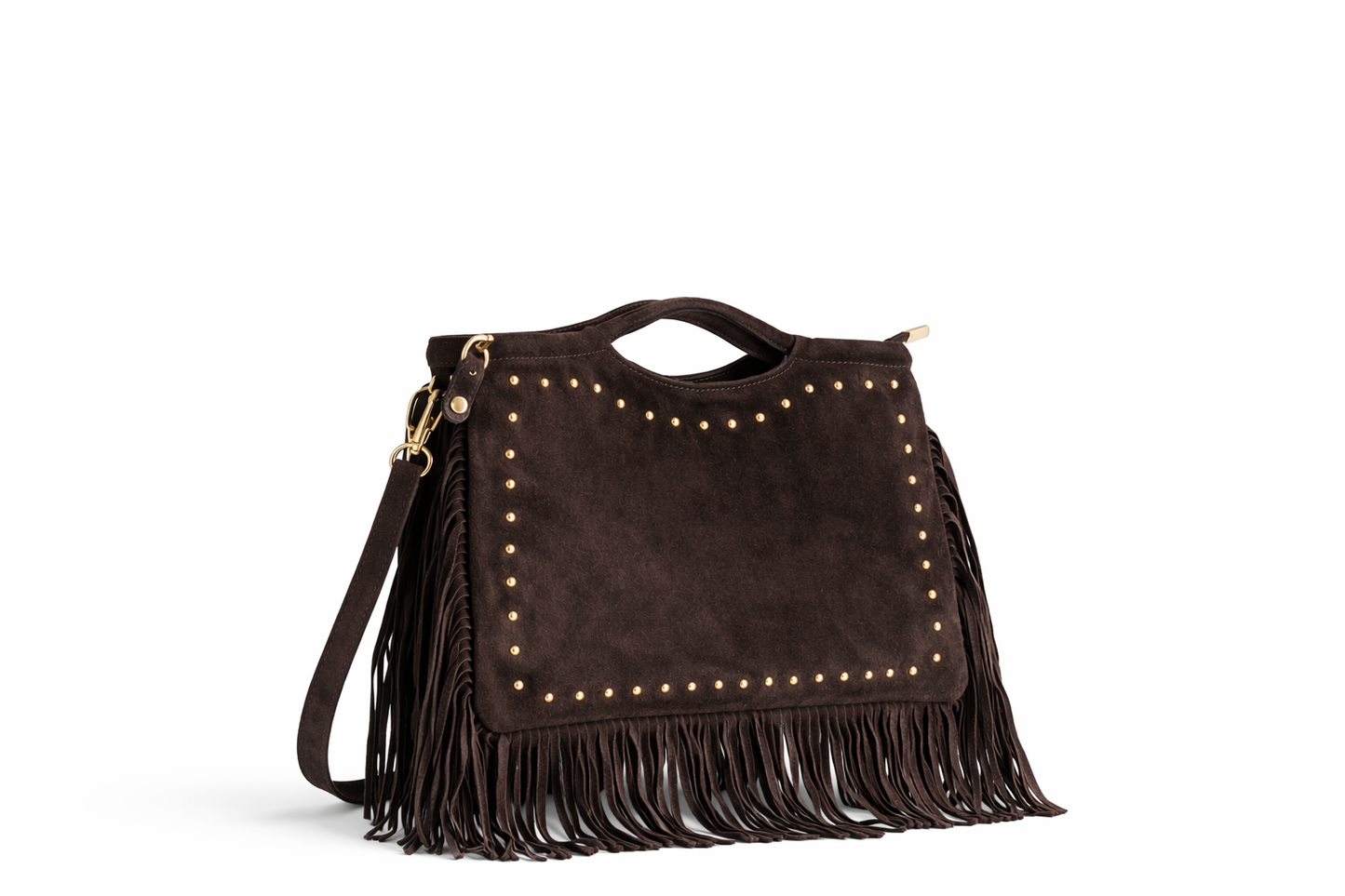 Leder Fransen Tasche