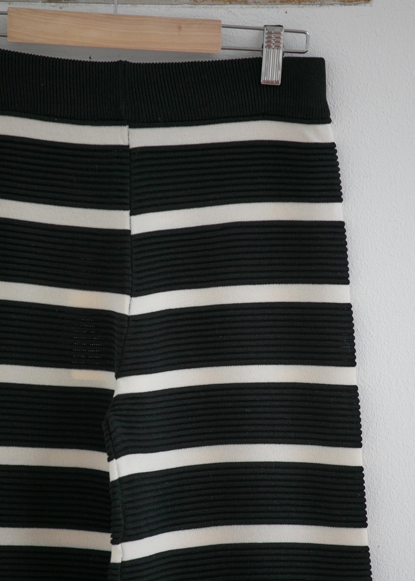 Ribbed Hose schwarz