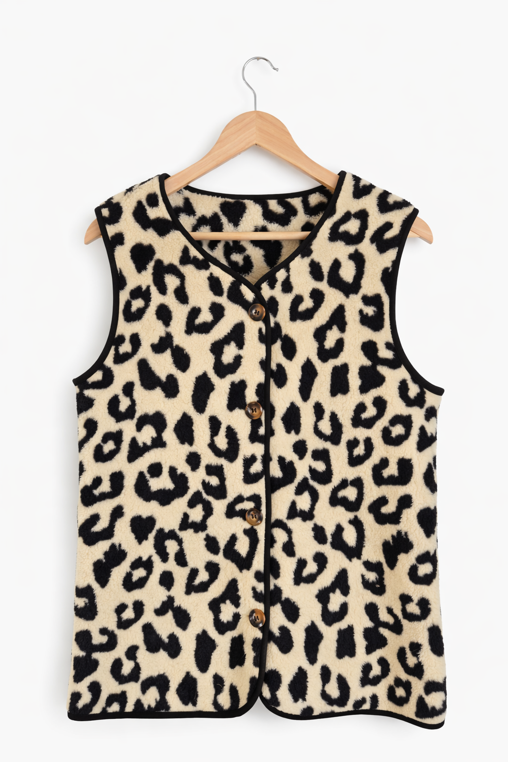 Leopardenmuster Weste