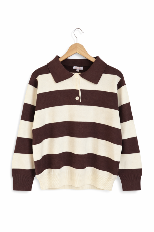 Poloshirt mit Streifen