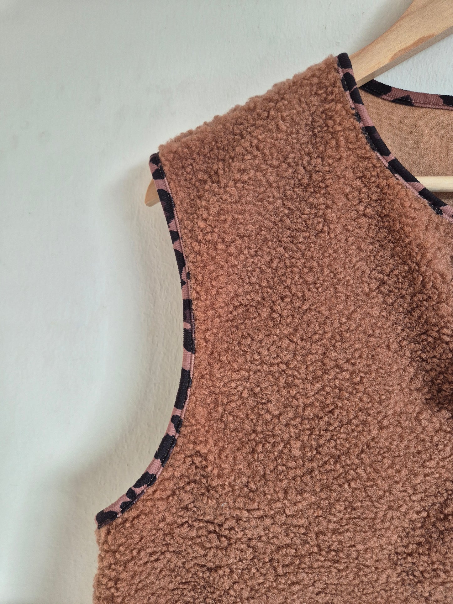 Teddyfellweste Brown