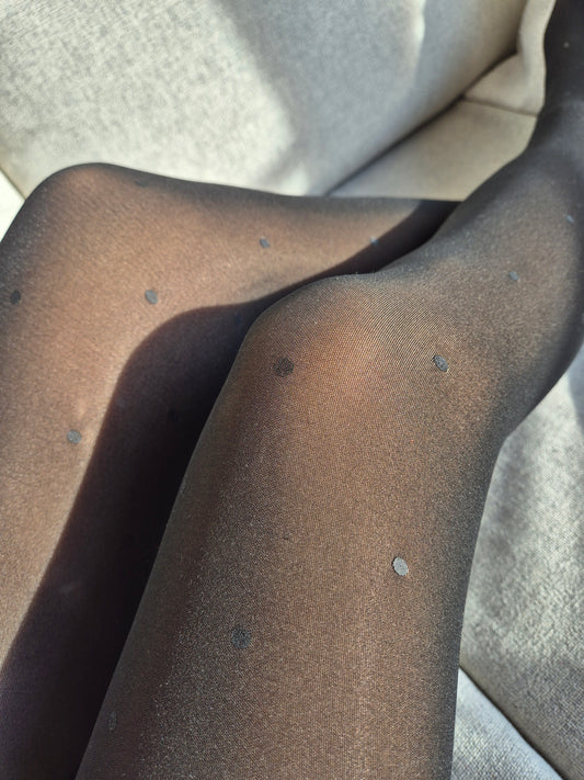 Thermostumpfhose Dots