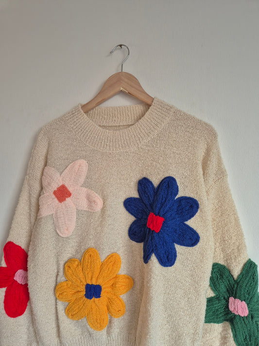 Blumen Pullover