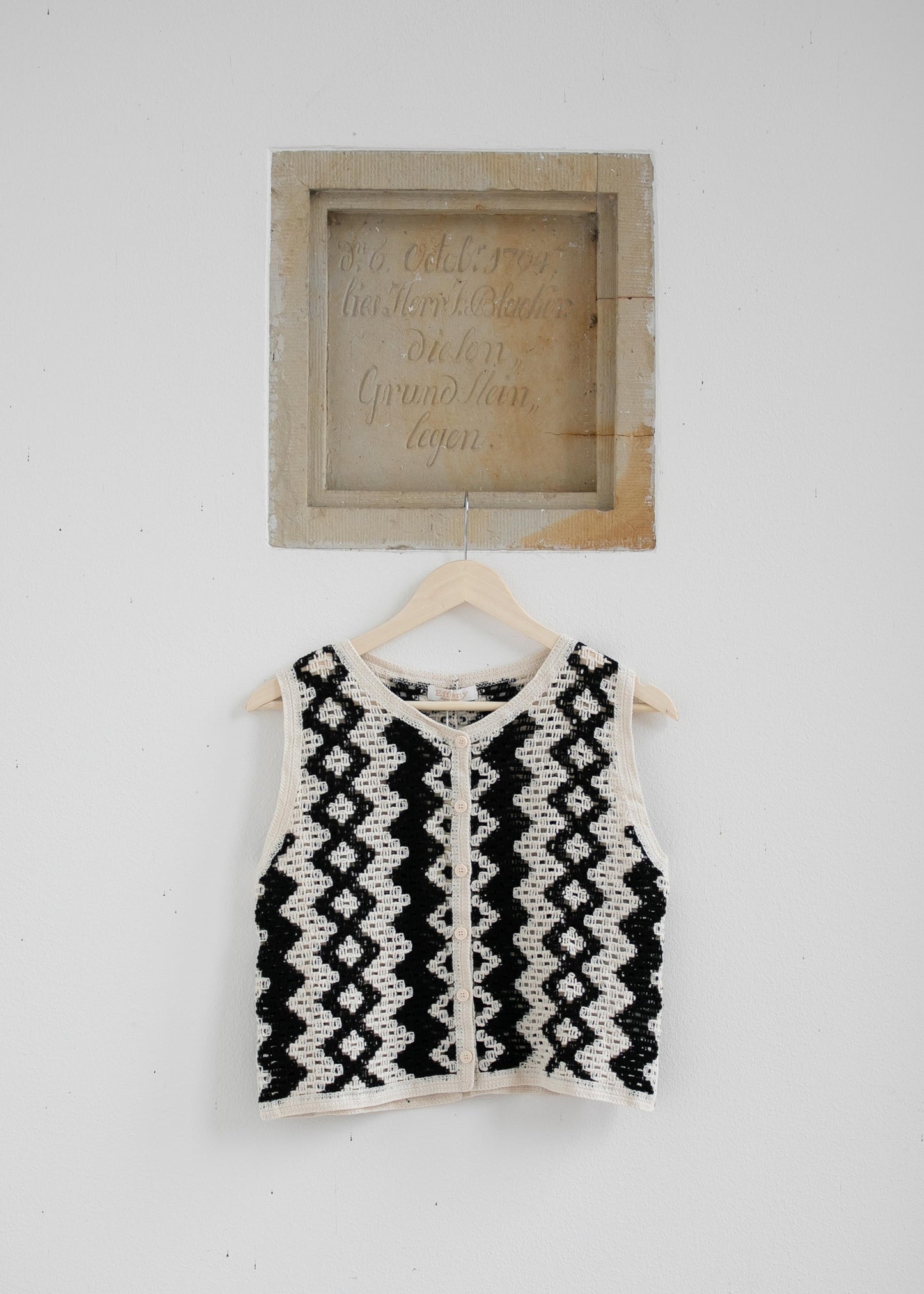 Sommer Weste Ribbed